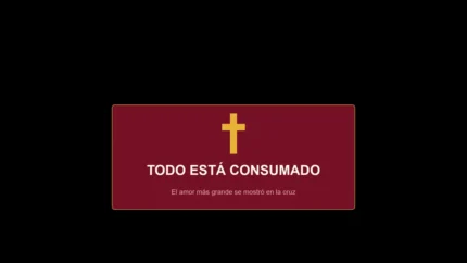 Crimson Bold LaCruz Plantilla vMix para Iglesia