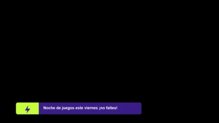 Electric Pop AnuncioRápido Título Animado para vMix