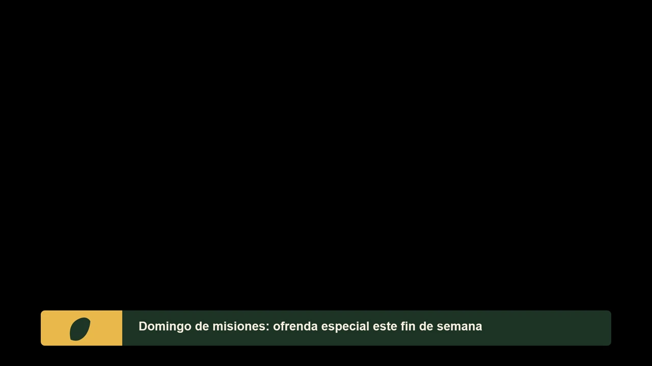 Forest Deep Anuncio Overlay para Transmisión Cristiana