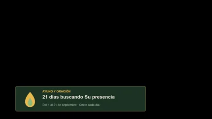 Forest Deep AyunoOración Lower Third para Iglesia