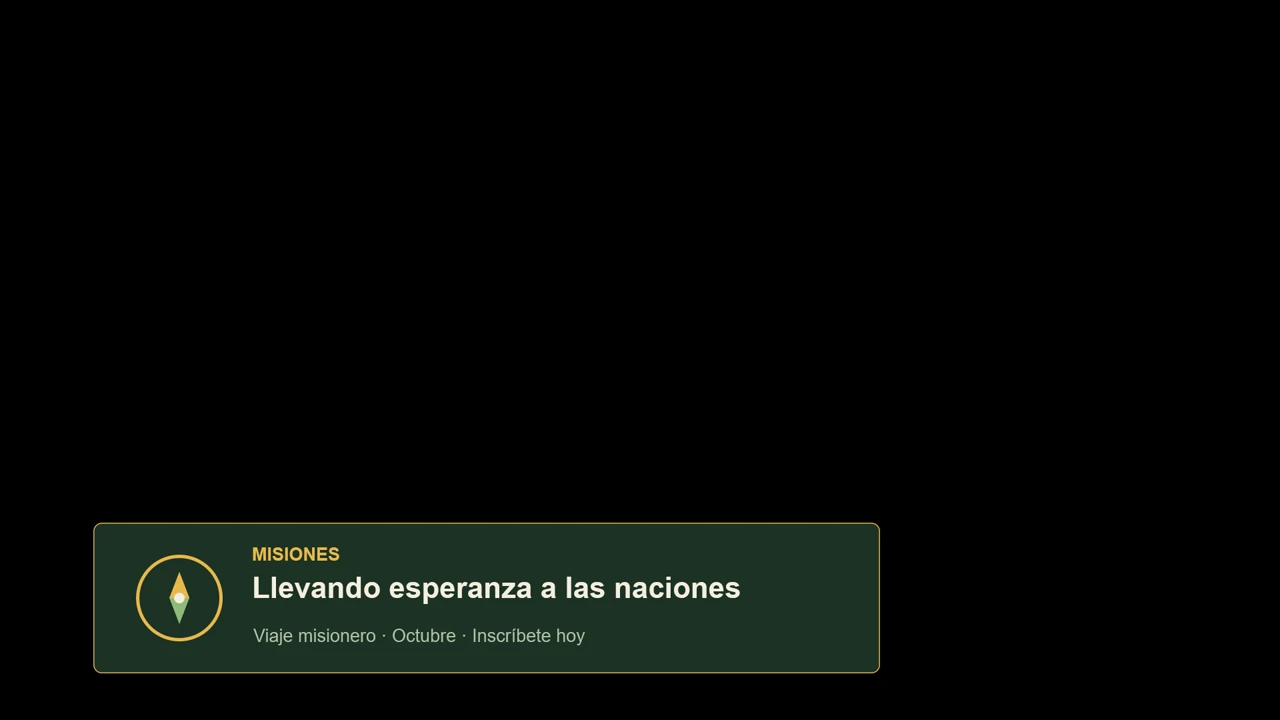 Forest Deep Misiones vMix Title