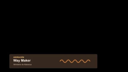 Golden Hour Canción Lower Third para Streaming de Iglesia