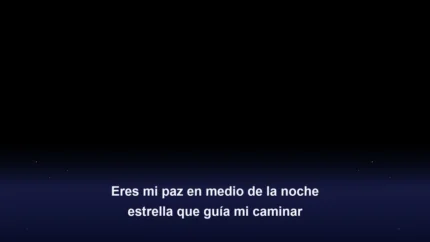Indigo Night Letra Lower Third para Iglesia