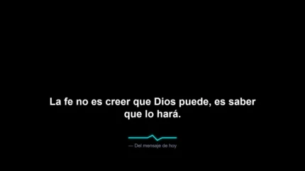 Midnight Neon Frase Overlay para Transmisión Cristiana