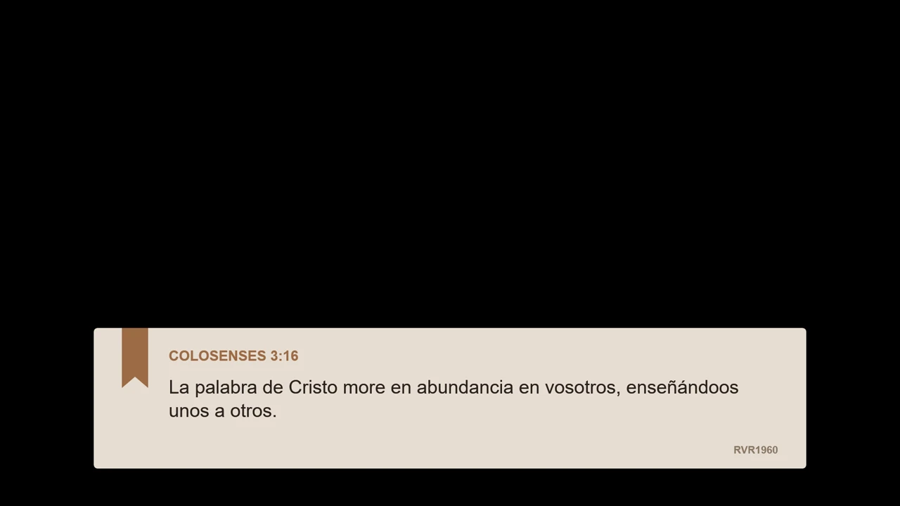 Mocha Editorial Versículo Overlay para Transmisión Cristiana