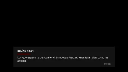 Mono Bold Versículo Lower Third para Iglesia