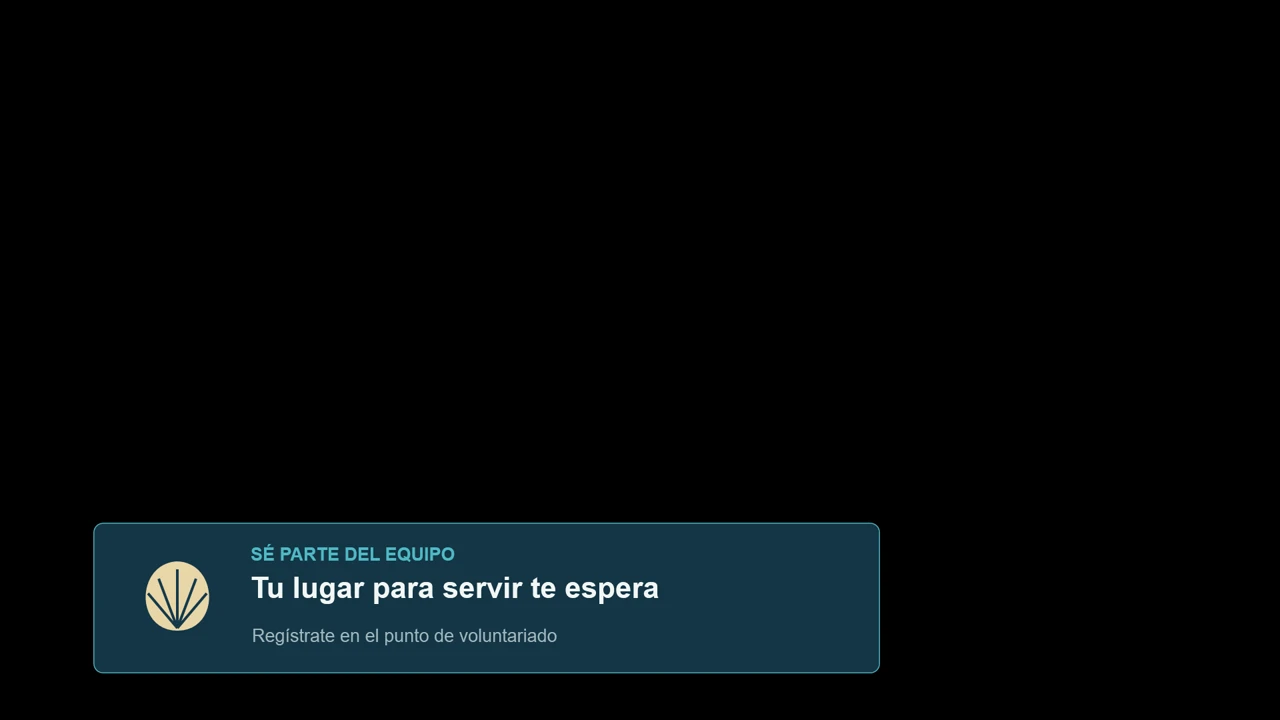 Ocean Mist Voluntariado Overlay para Transmisión Cristiana