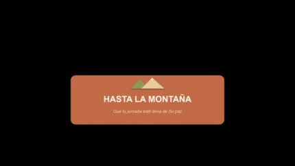 Terracotta Clay Cierre Lower Third para Streaming de Iglesia