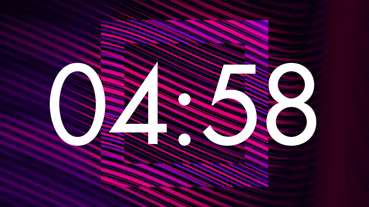 Countdown – Hypnotic Depths – Purple Frame