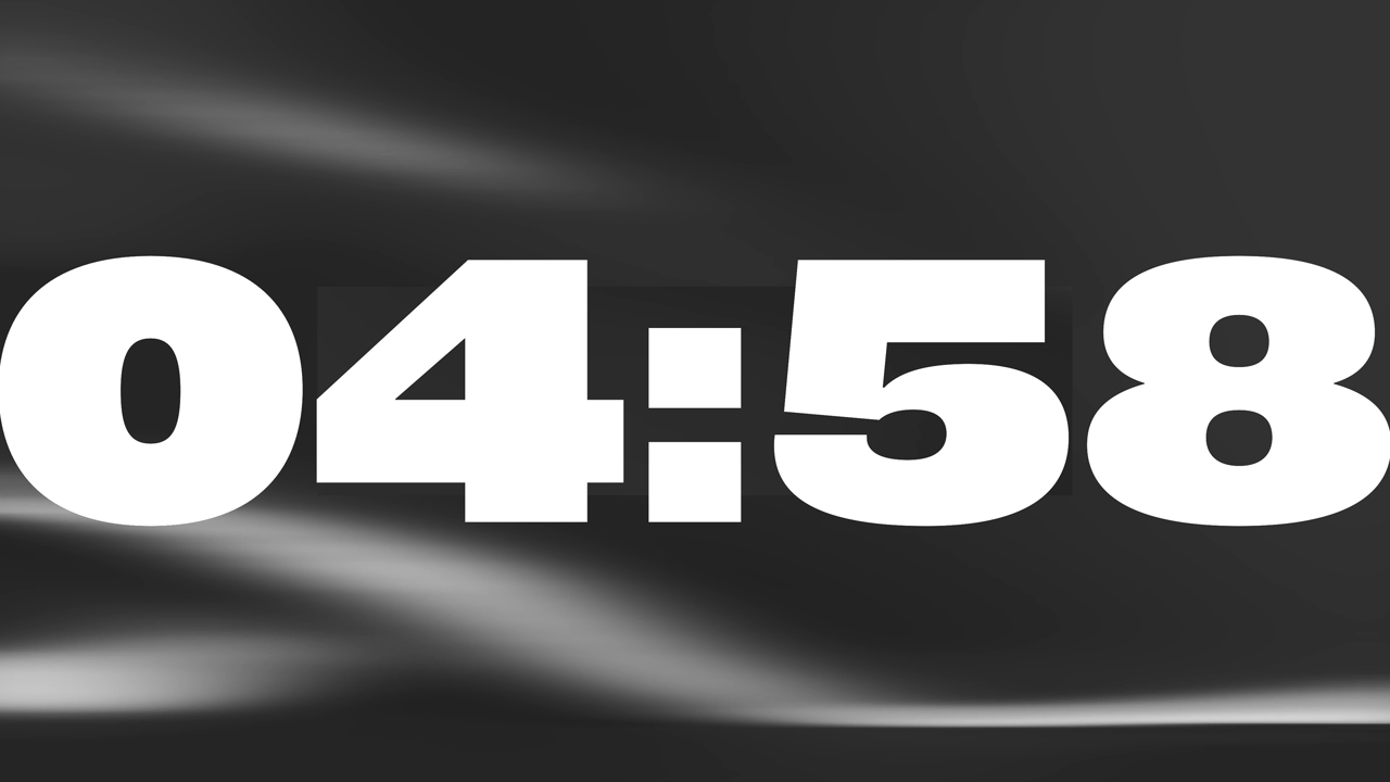 Countdown – Silver Fluid – Rectangular Void