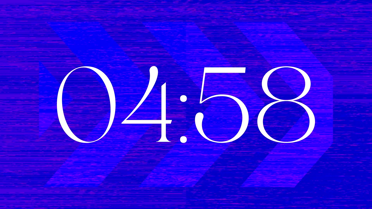 Countdown – Electric Azure Blue – Directional Current