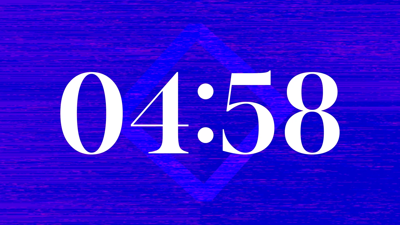 Countdown – Electric Azure Blue – Crystallize