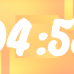 Countdown - Golden Hour - Geometric Frame