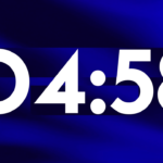 Countdown - Sapphire Streams Blue - Indigo Sky