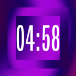 Countdown - Cosmic Violet - Fluid Frame