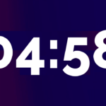 Countdown - Midnight Bloom - Geometric Shift