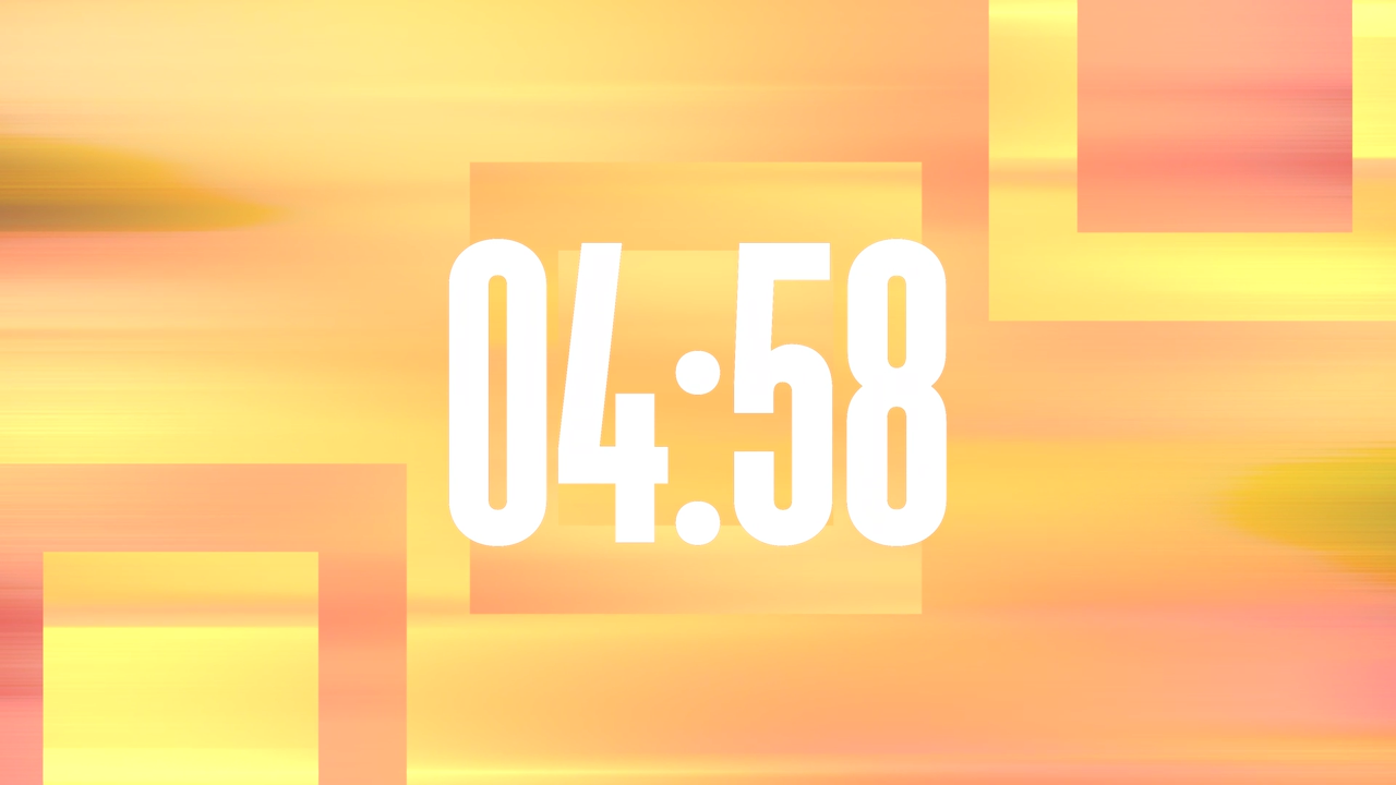 Countdown – Sunrise Serene – Geometric Flow