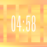 Countdown - Sunrise Serene - Vertical Bars