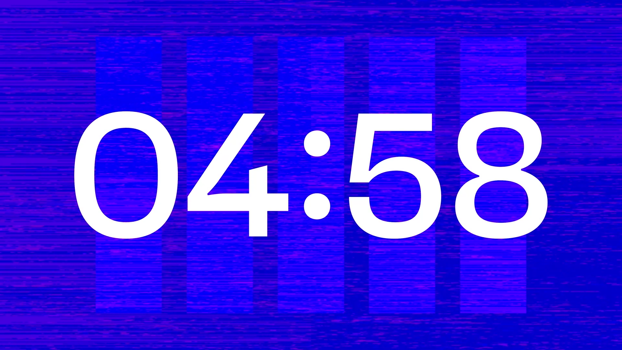 Countdown – Electric Azure Blue – Pulse Wave