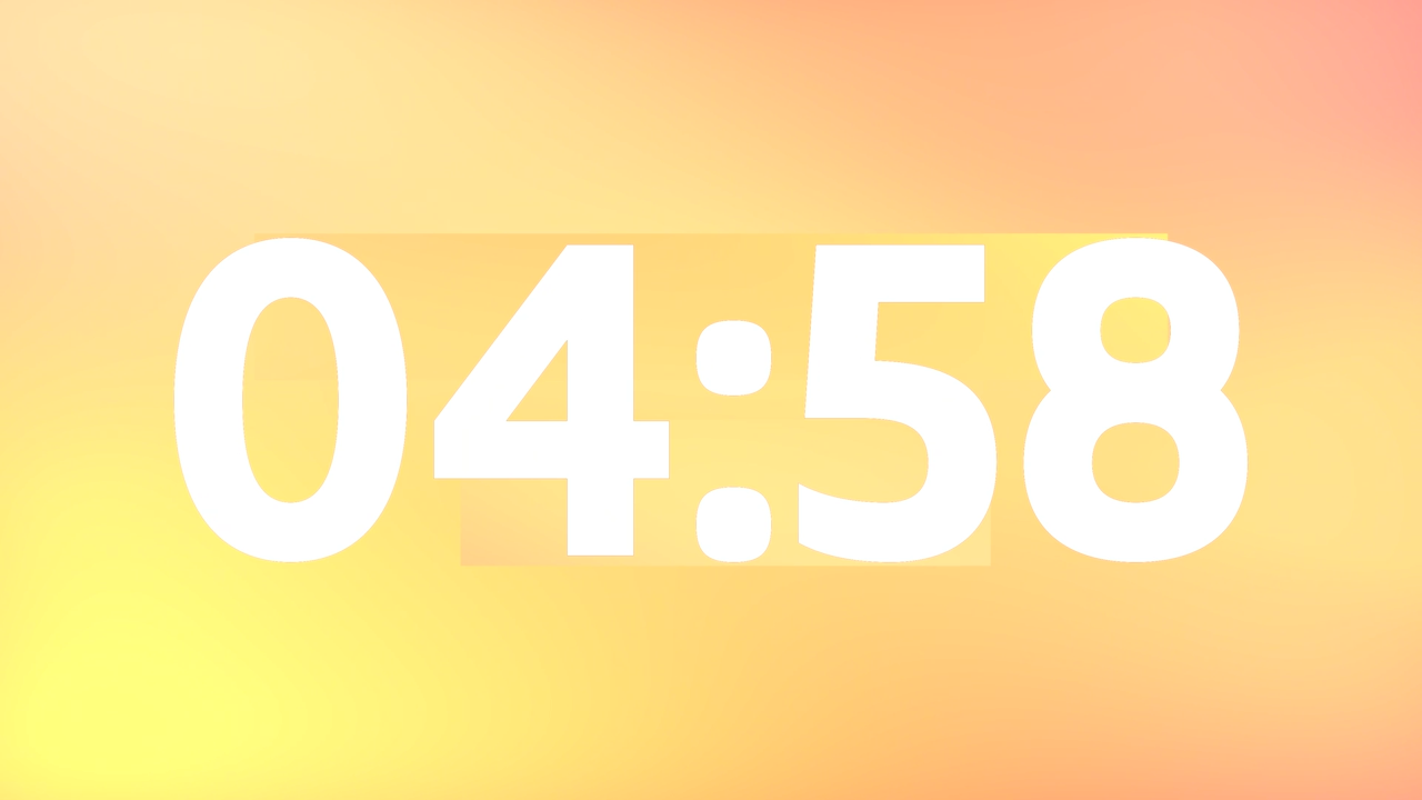 Countdown – Golden Hour – Floating Lines
