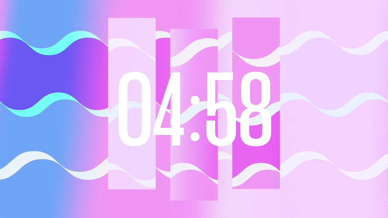 Countdown – Dreamwave Lines – Pastel Lines