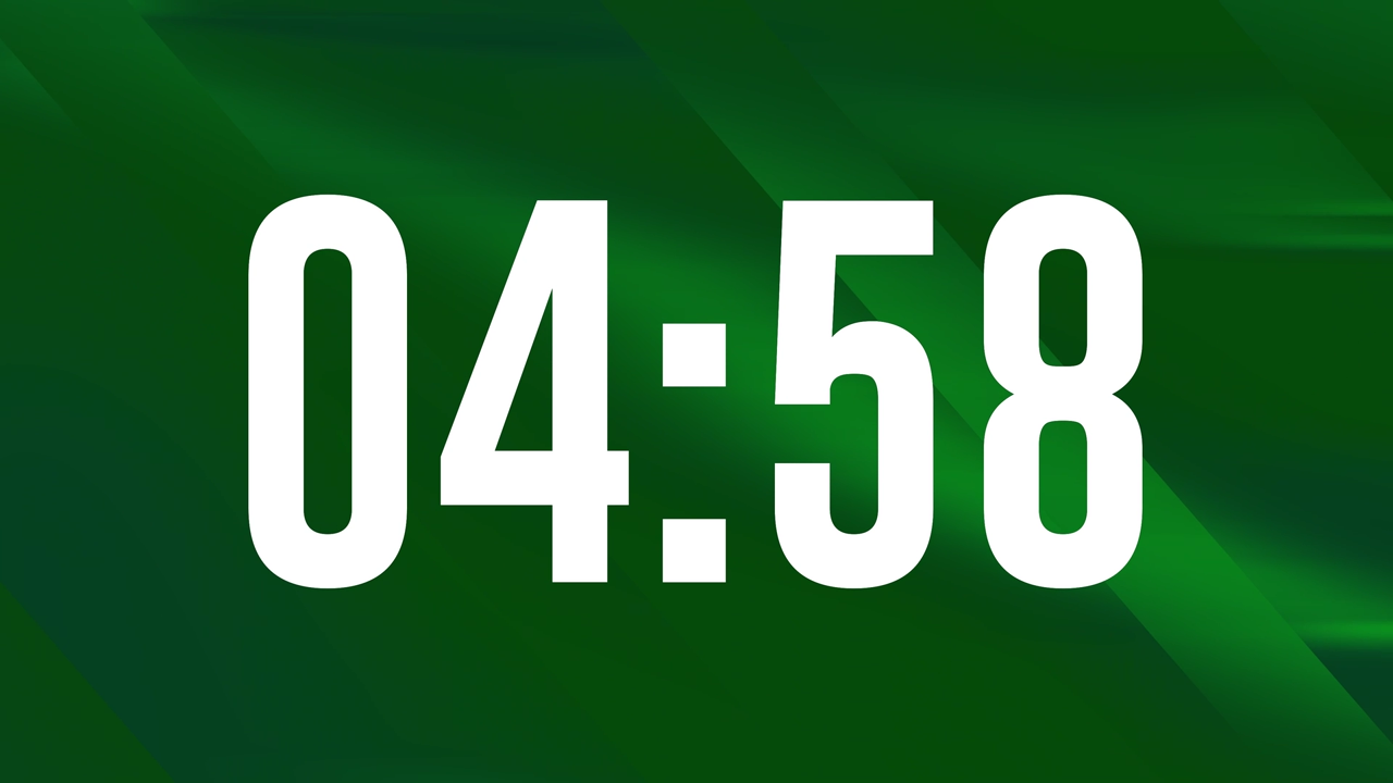 Countdown – Emerald Flow – Angular Emergence