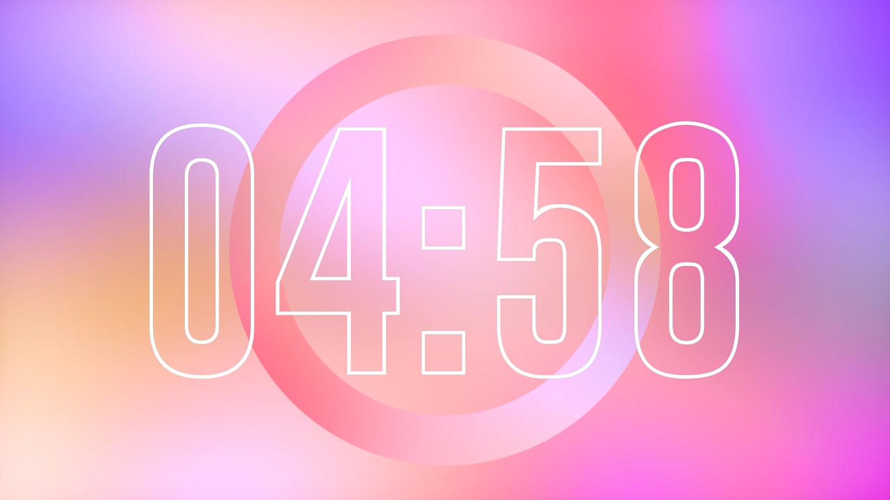 Countdown – Pastel Spectrum Shapes – Halo