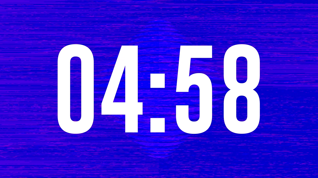 Countdown – Electric Azure Blue – Stellar Burst
