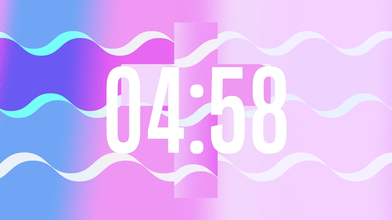Countdown – Dreamwave Lines – Pastel Cross