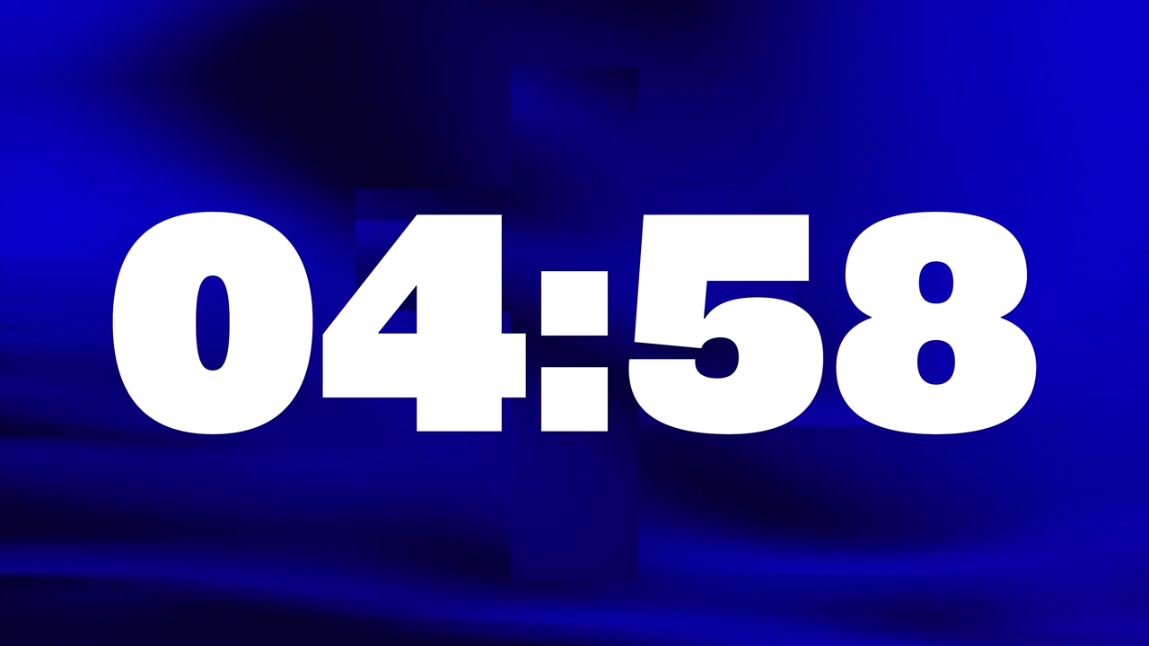 Countdown – Sapphire Streams Blue – Cross Azure Orb