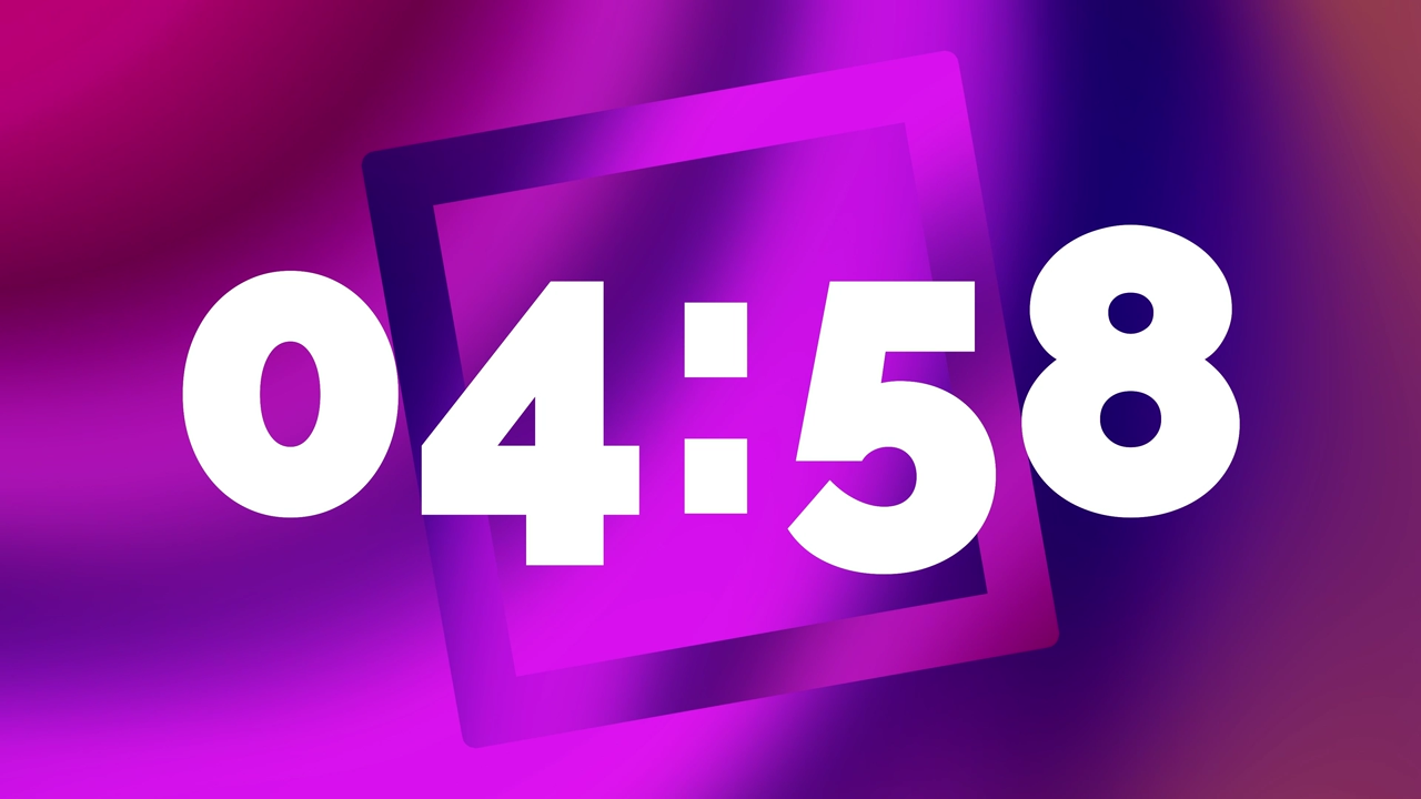 Countdown – Cosmic Violet – Tilted Pool