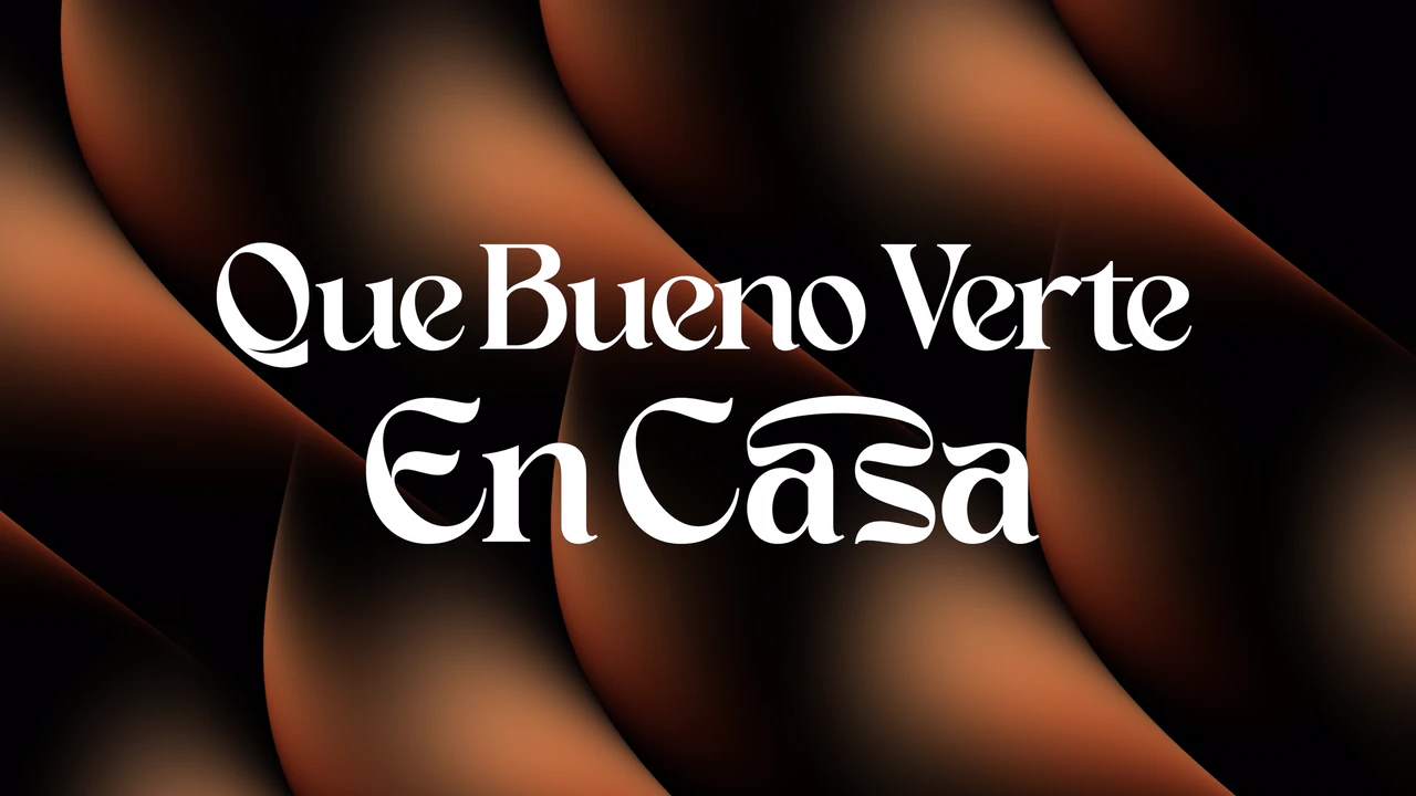 Que Bueno Verte en Casa Naranja - fondo animado para iglesia