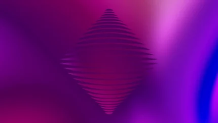 Cosmic Violet - Cosmic Ripple Still — fondo abstracto horizontal violeta, índigo