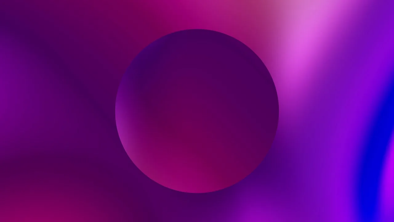 Cosmic Violet – Nebula Orb Still