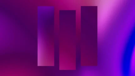 Cosmic Violet - Parallel Beams Still — fondo abstracto horizontal violeta, índigo
