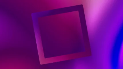 Cosmic Violet - Tilted Pool Still — fondo abstracto horizontal violeta, índigo