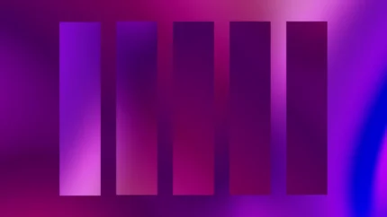 Cosmic Violet - Vertical Pulse Still — fondo abstracto horizontal violeta, índigo