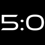 Elevación Alpha Channel: Cuenta Regresiva de 5 Minutos en Alta Resolución - Black