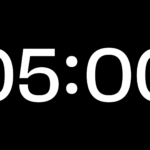 Cuenta Regresiva Aurora de 5 Minutos con Canal Alpha para ProPresenter - Black