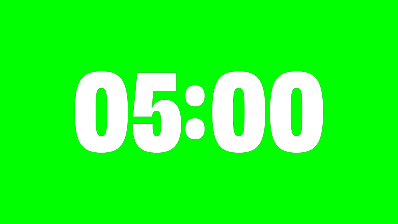 Cuenta Regresiva Nexo de 5 Minutos con Canal Alpha para ProPresenter - Green