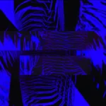 Deep Blue Abyss - Diamond Distortion Still — fondo abstracto horizontal azul oscuro, índigo