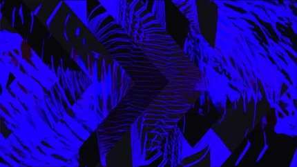 Deep Blue Abyss - Indigo Bar Still — fondo abstracto horizontal azul oscuro, índigo