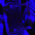 Deep Blue Abyss - Indigo Rift Still — fondo abstracto horizontal azul oscuro, índigo