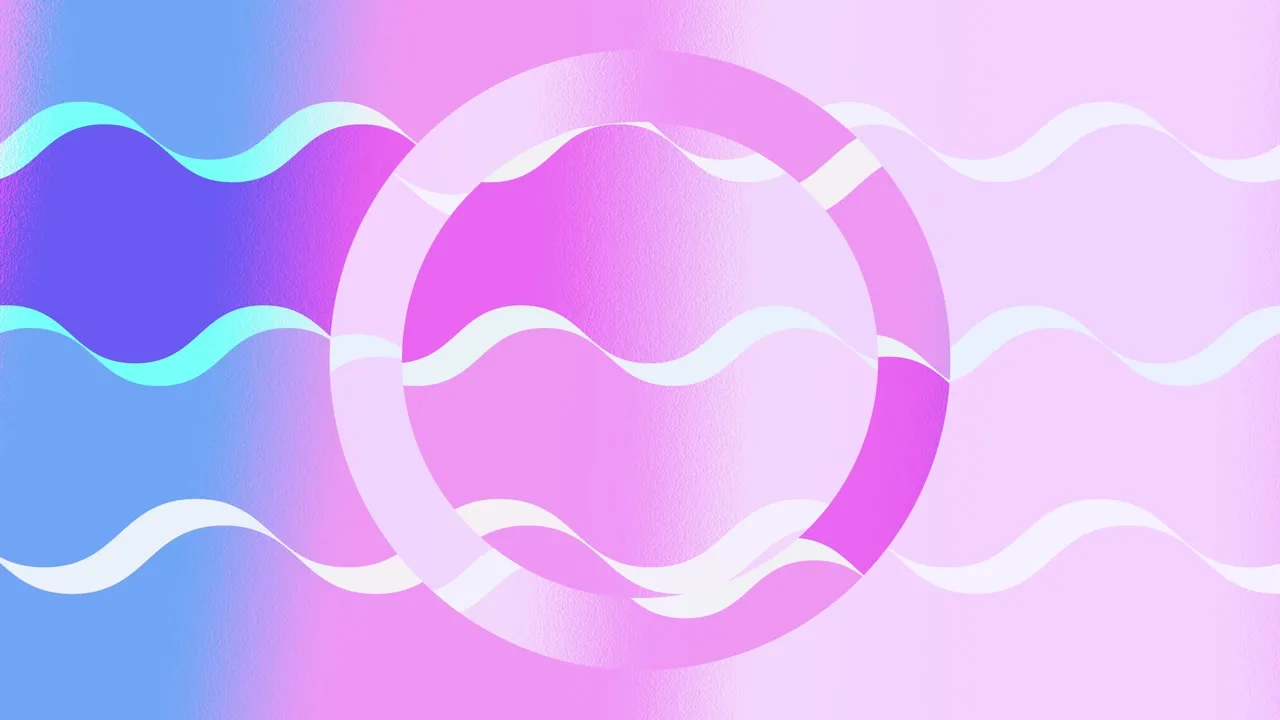 Dreamwave Lines - Dreamy Circle Still Dreamwave Lines - Dreamy Circle Still — fondo abstracto horizontal pastel, azul