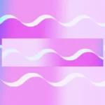 Dreamwave Lines - Floating Line Still — fondo abstracto horizontal pastel, azul
