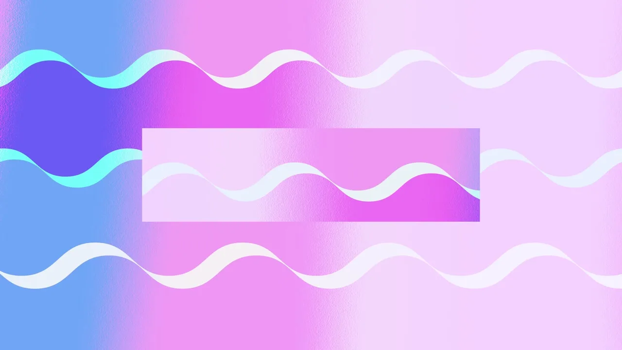Dreamwave Lines - Floating Line Still — fondo abstracto horizontal pastel, azul