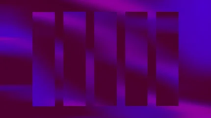Electric Aura - Digital Still — fondo abstracto horizontal azul eléctrico, cian