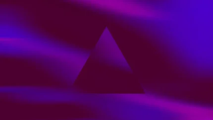 Electric Aura - Triangulate Still — fondo abstracto horizontal azul eléctrico, cian