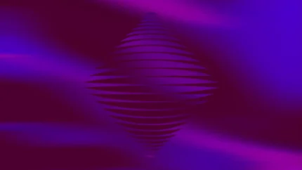 Electric Aura - Waveform Still — fondo abstracto horizontal azul eléctrico, cian