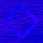 Electric Azure Blue - Crystallize Still — fondo abstracto horizontal azul eléctrico, cian